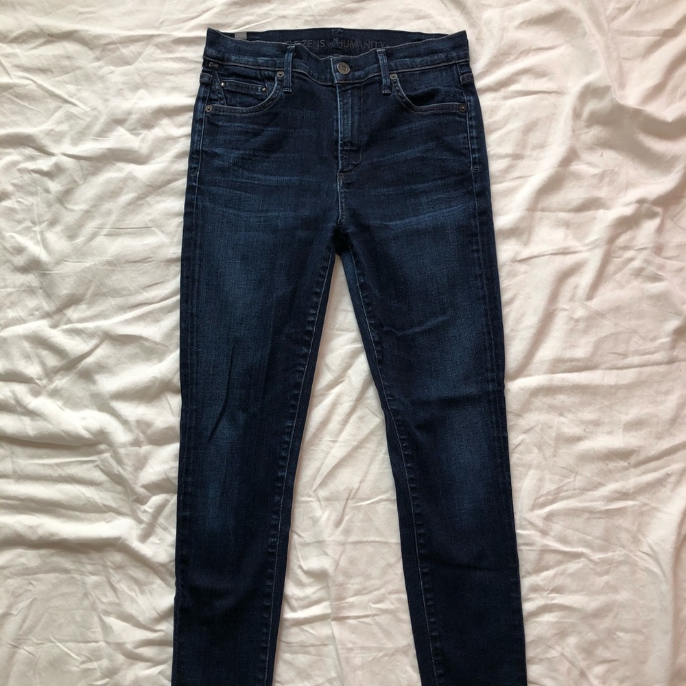 Citizens of Humanity high-rise skinny jeans, Sz 28